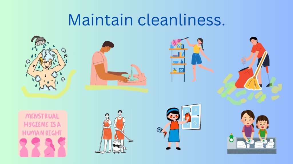 healthy living tips/maintaincleanliness