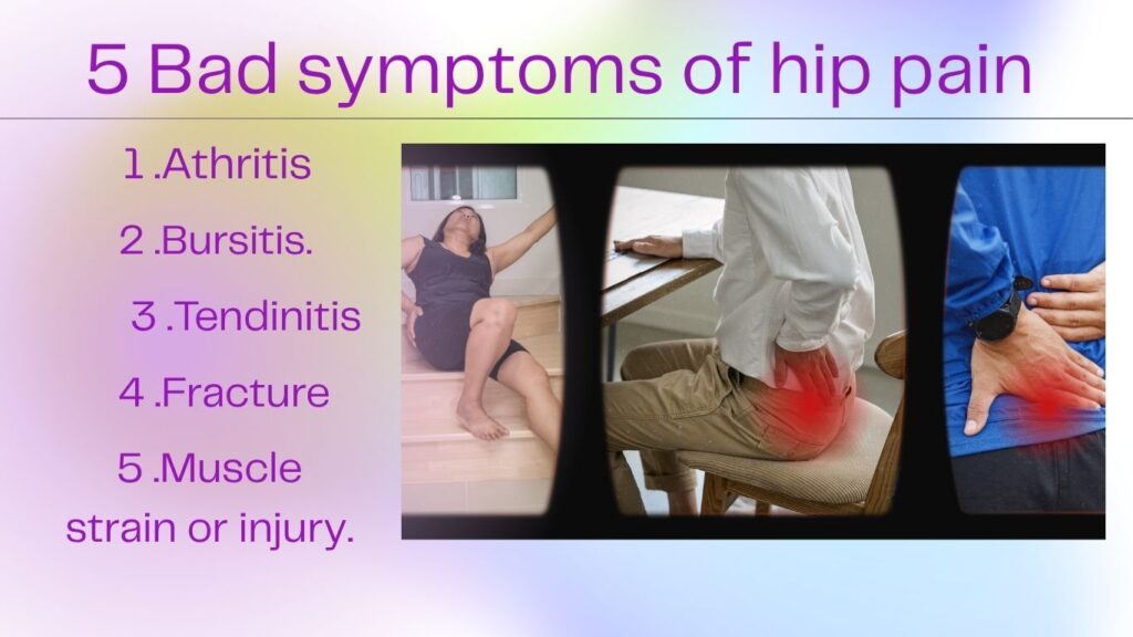 Apicture by 5top symptoms of hip pain